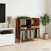 Platenspelerstandaard eikenhout 82x39,5x82,5 cm