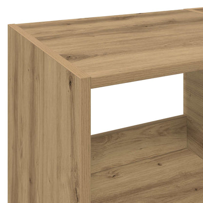 Platenspeler Steun Artisanaal eiken 82 x 39,5 x 82,5 cm