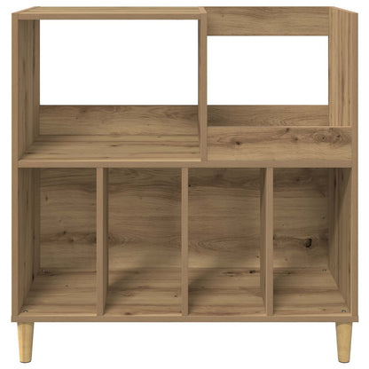 Platenspeler Steun Artisanaal eiken 82 x 39,5 x 82,5 cm
