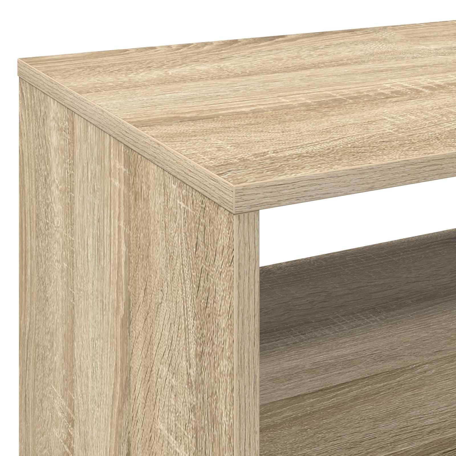 Platenspeler Steun Sonoma Eiken 71 x 39,5 x 83 cm Bewerkt hout
