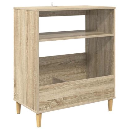 Platenspeler Steun Sonoma Eiken 71 x 39,5 x 83 cm Bewerkt hout