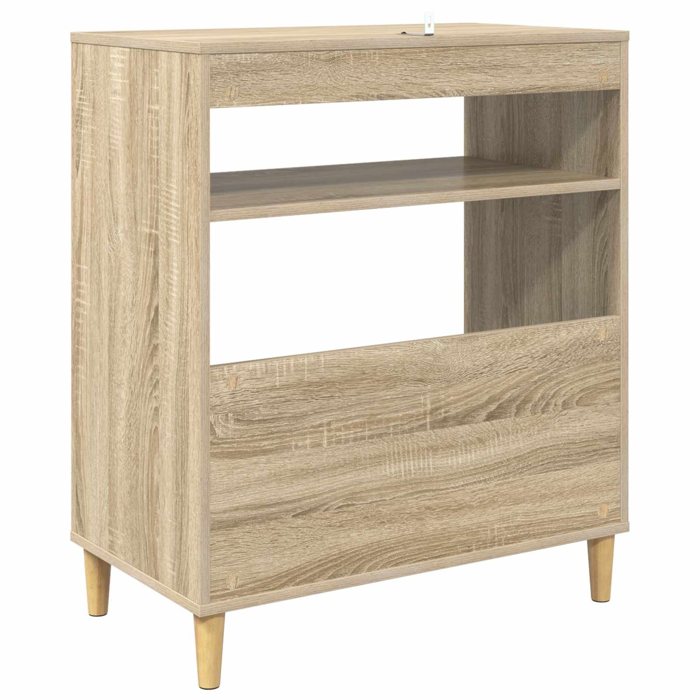 Platenspeler Steun Sonoma Eiken 71 x 39,5 x 83 cm Bewerkt hout