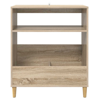 Platenspeler Steun Sonoma Eiken 71 x 39,5 x 83 cm Bewerkt hout