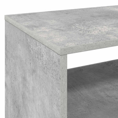 Platenspeler Steun Betongrijs 71 x 39,5 x 83 cm Bewerkt hout