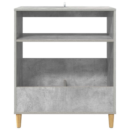 Platenspeler Steun Betongrijs 71 x 39,5 x 83 cm Bewerkt hout