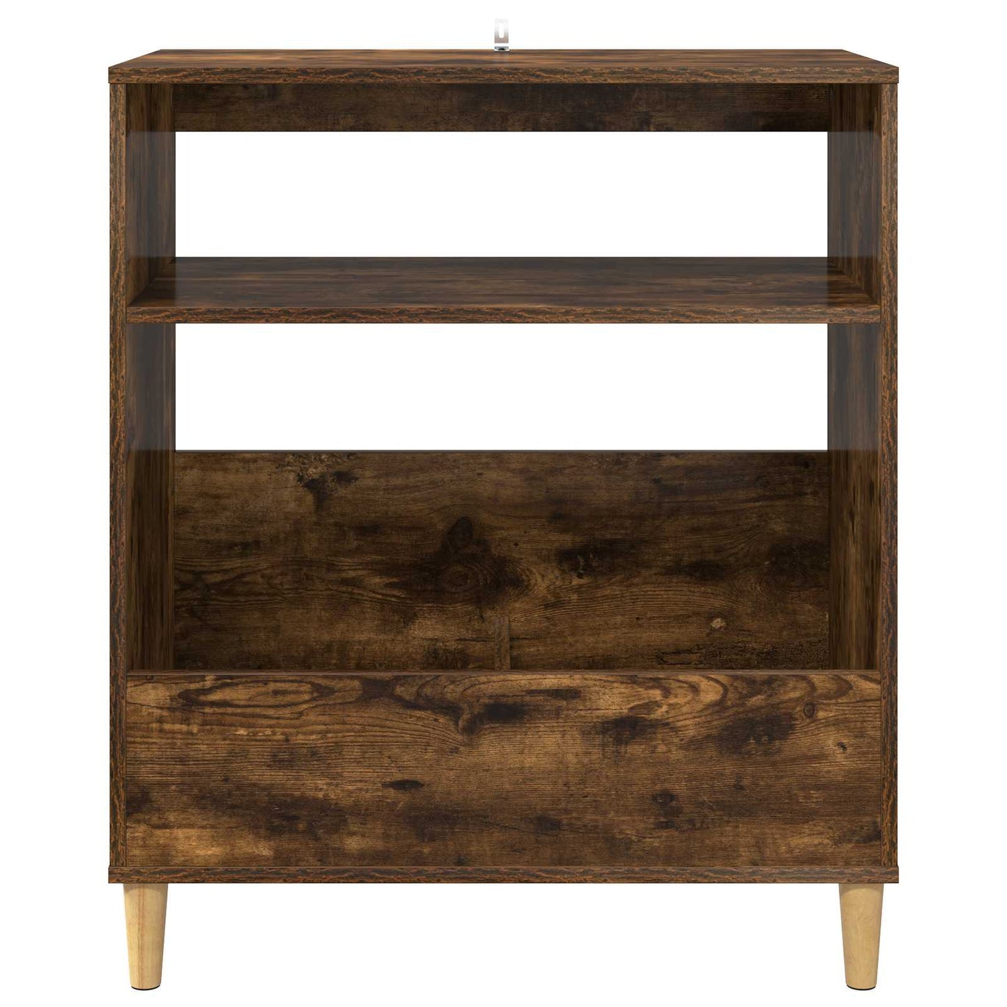 Platenspeler Steun Gerookt eiken 71 x 39,5 x 83 cm Bewerkt hout