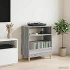 Platenspeler meubel Grijs Sonoma 71x39,5x83 cm bewerkt hout