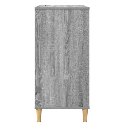 Platenspeler Steun Grijs Sonoma 71 x 39,5 x 83 cm Bewerkt hout