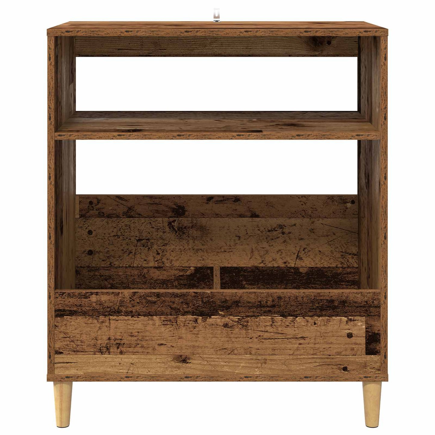Platenspeler Steun Eikenhout 71 x 39,5 x 83 cm Bewerkt hout