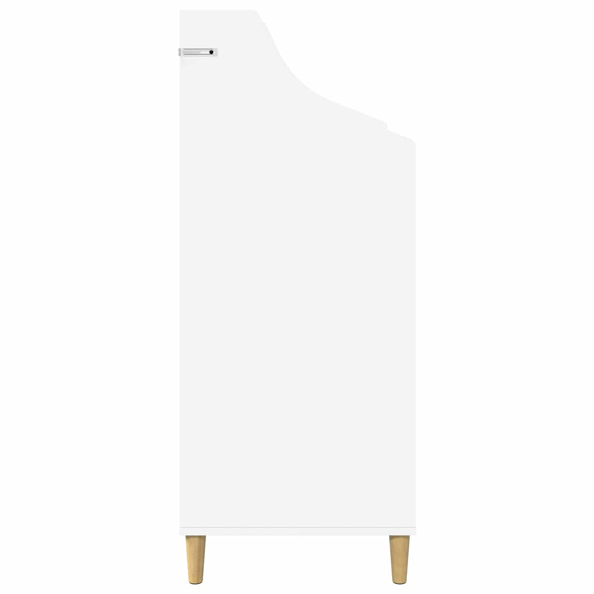 Mediaschappen Wit 70,5 x 46 x 112 cm Bewerkt hout