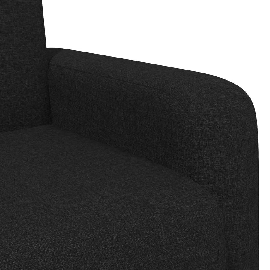 Fauteuil Zwart Stof