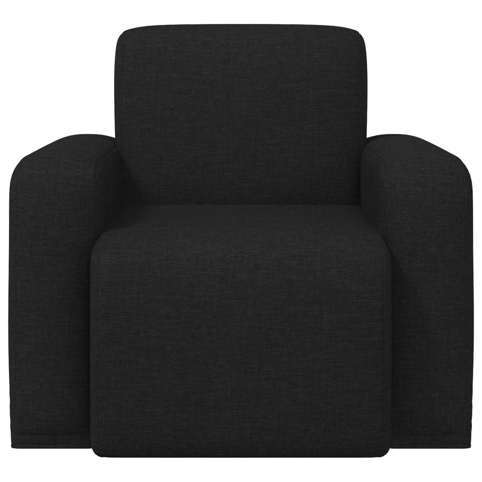 Fauteuil Zwart Stof