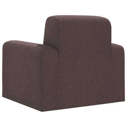 Fauteuil Donkerbruin Stof