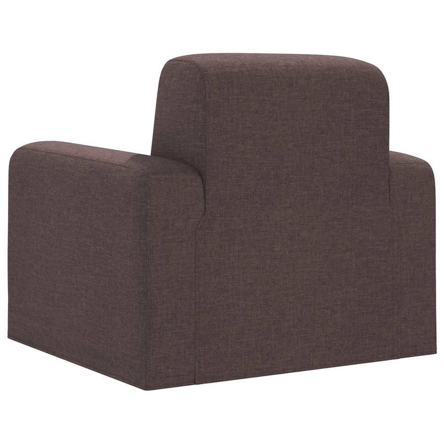 Fauteuil Donkerbruin Stof