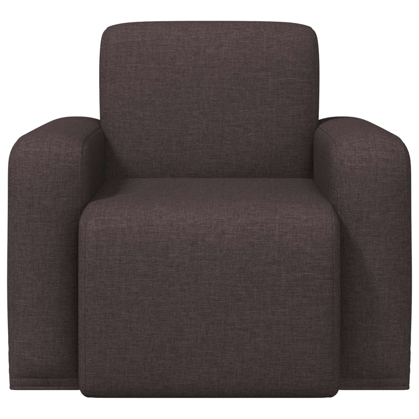Fauteuil Donkerbruin Stof