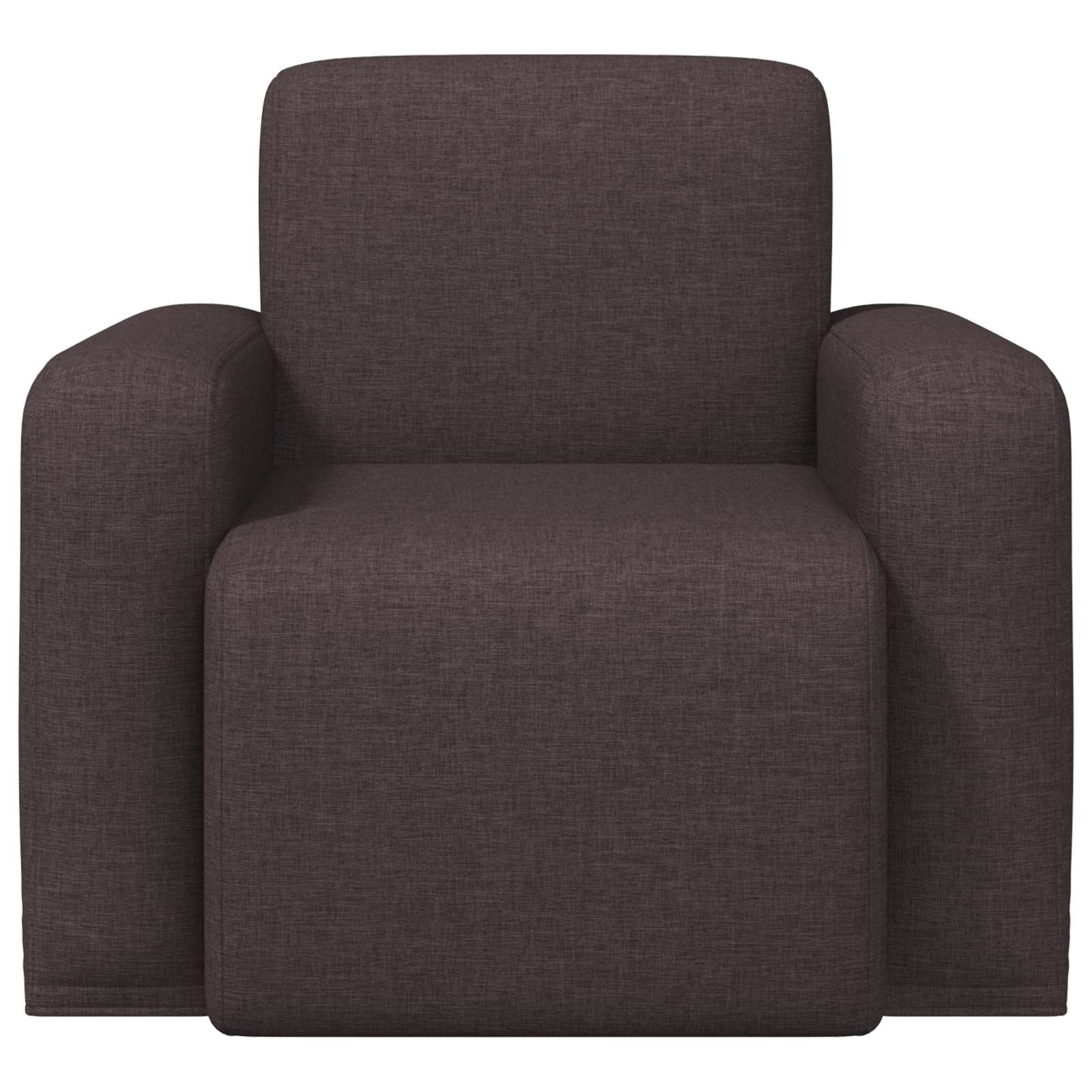 Fauteuil Donkerbruin Stof
