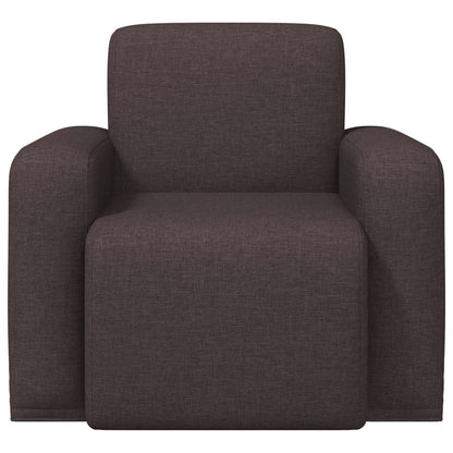 Fauteuil Donkerbruin Stof