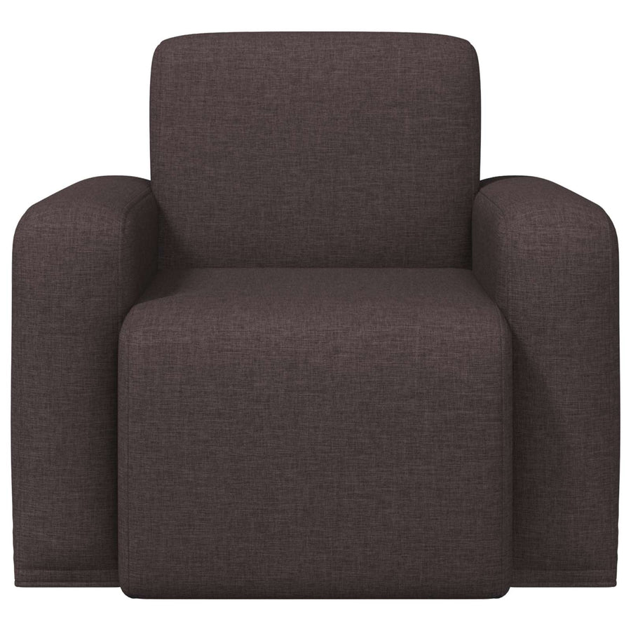 Fauteuil Donkerbruin Stof