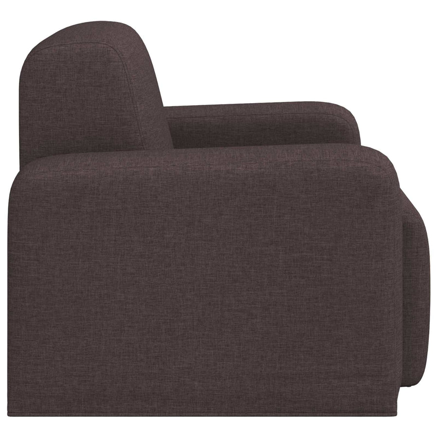 Fauteuil Donkerbruin Stof