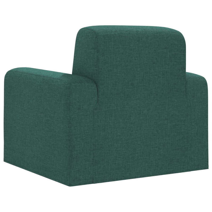 Fauteuil Donkergroen Stof
