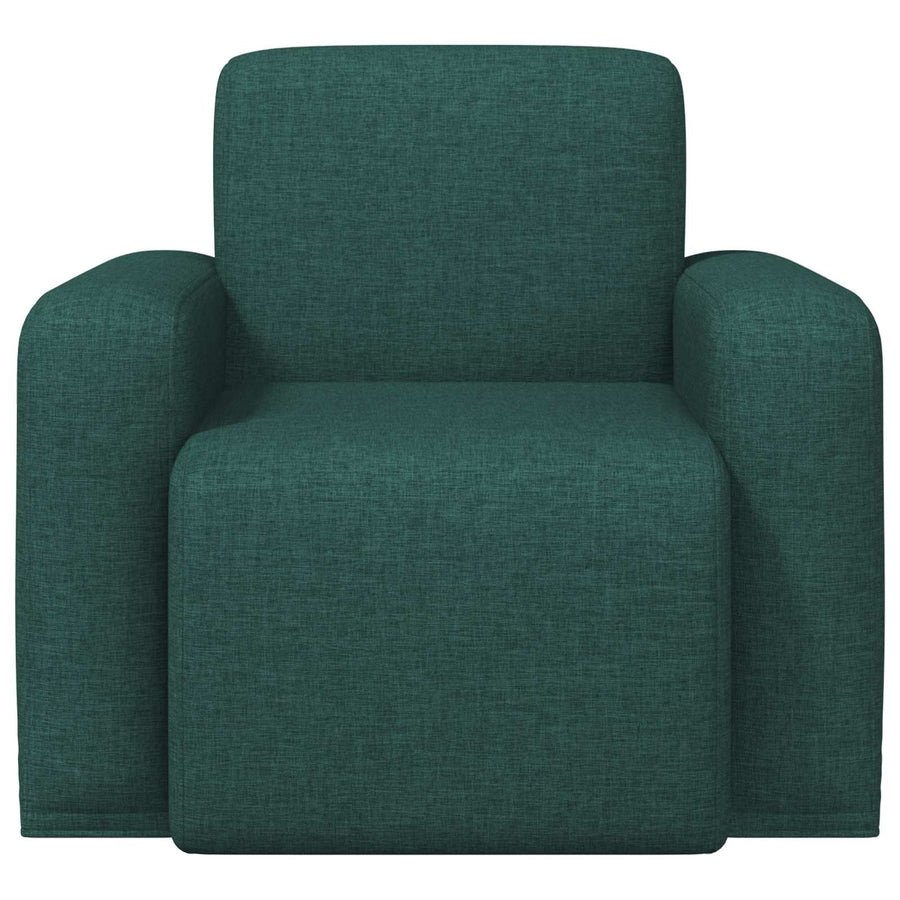 Fauteuil Donkergroen Stof