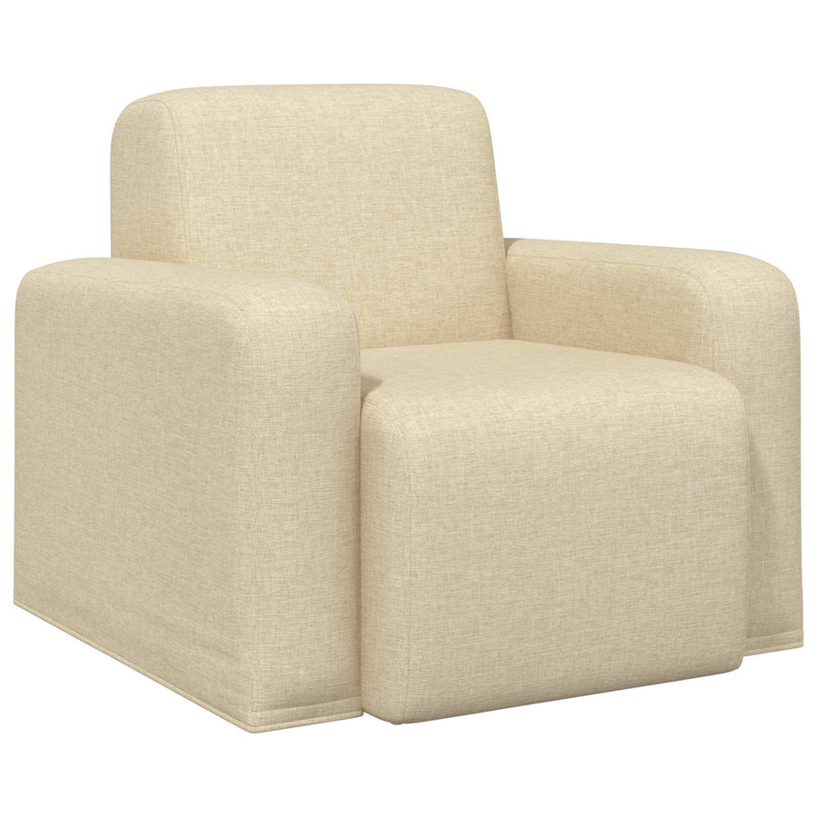 Fauteuil Crèmekleurig Stof