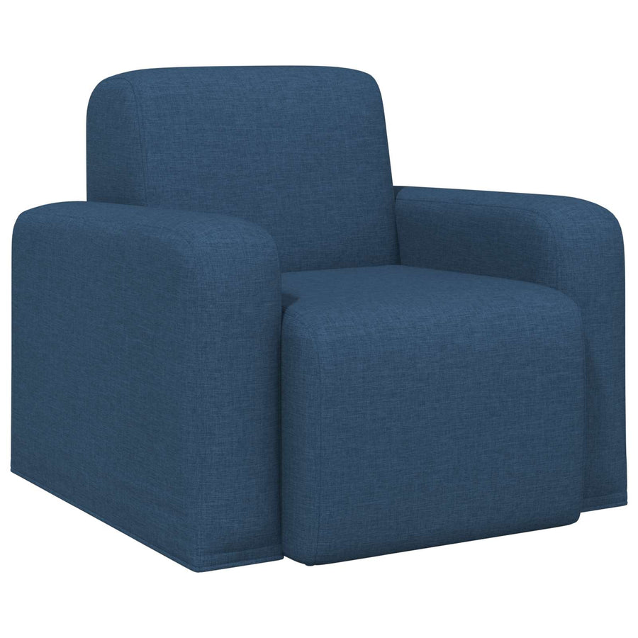 Fauteuil Blauw Stof