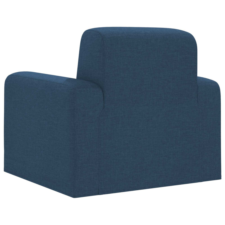 Fauteuil Blauw Stof