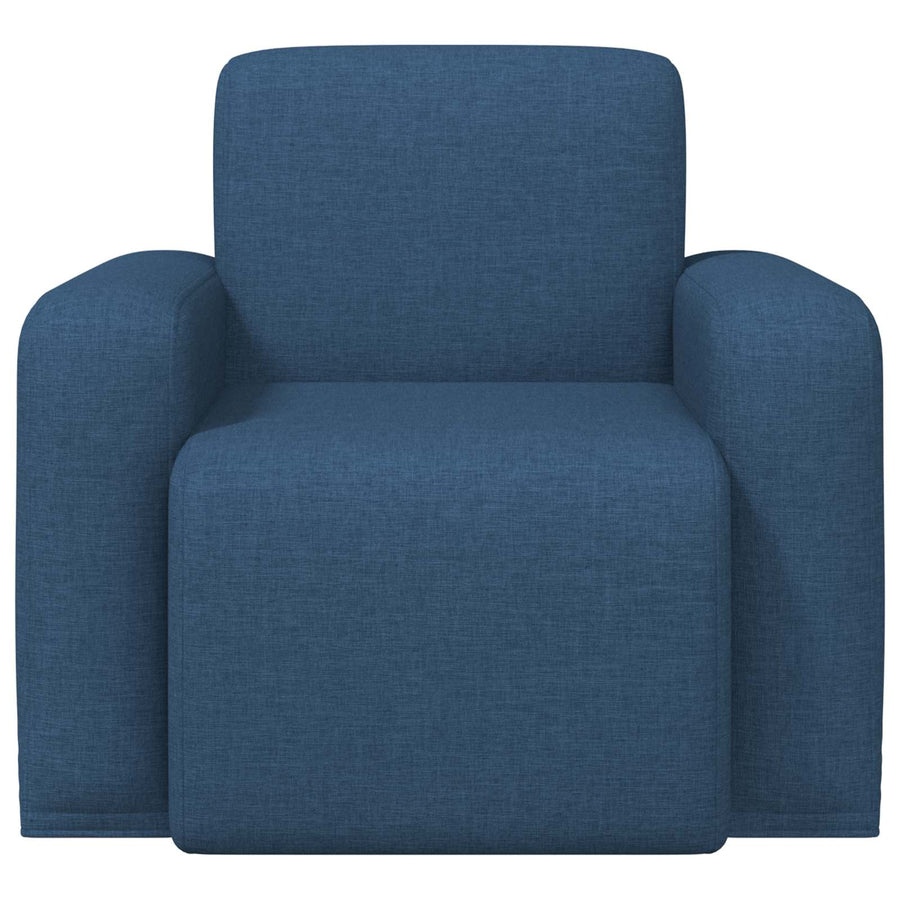 Fauteuil Blauw Stof