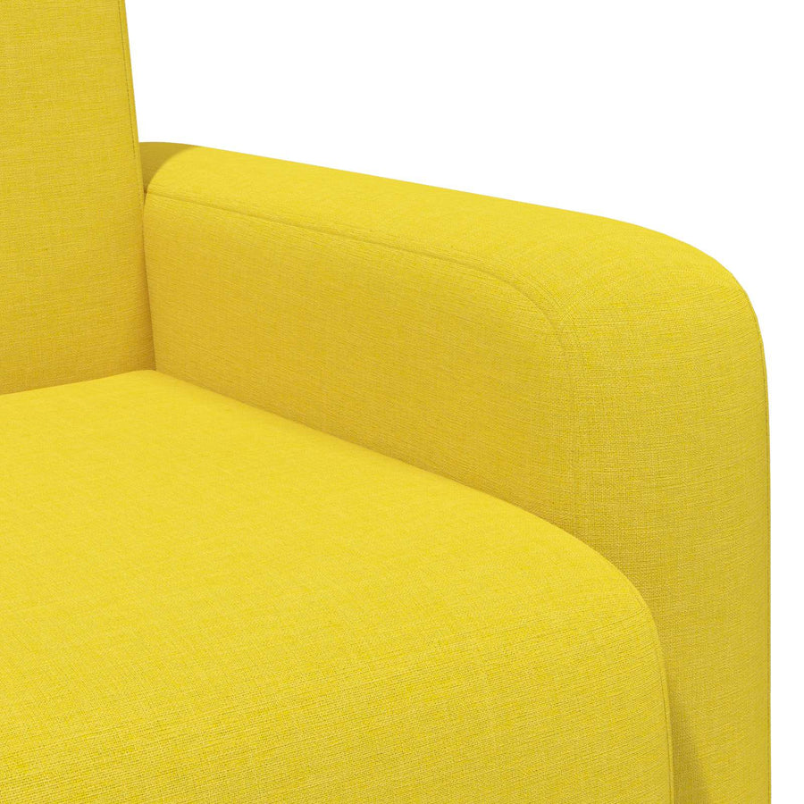 Fauteuil Lichtgeel Stof