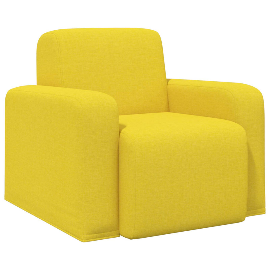 Fauteuil Lichtgeel Stof