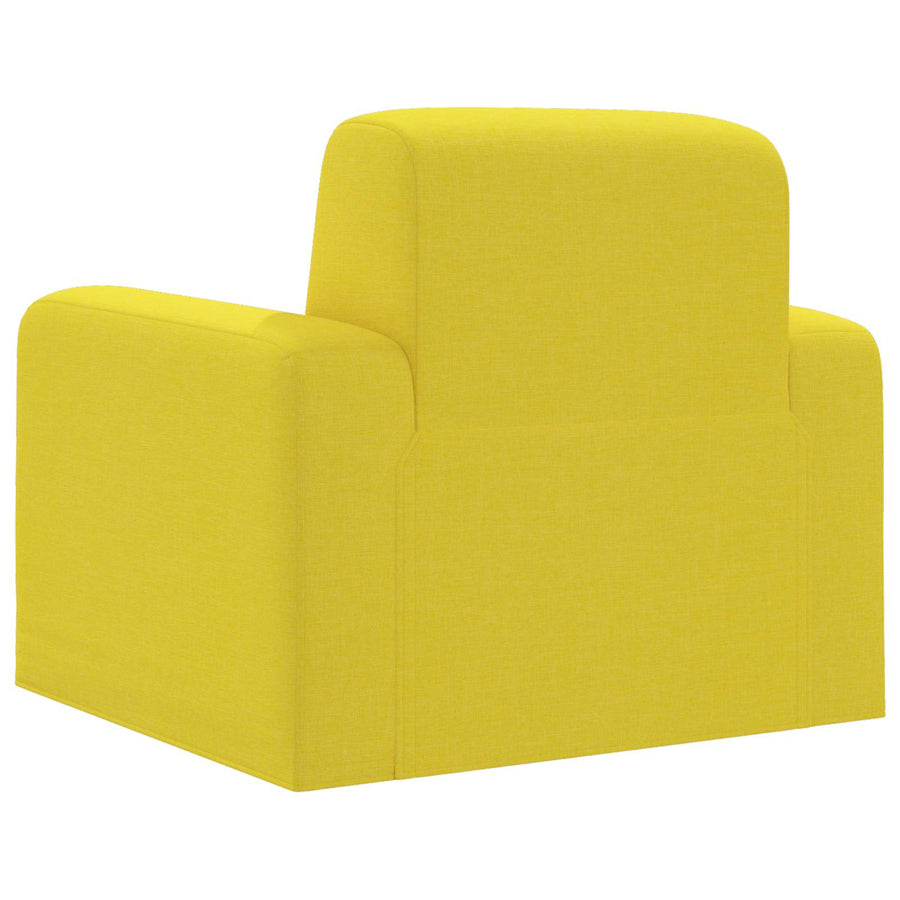 Fauteuil Lichtgeel Stof