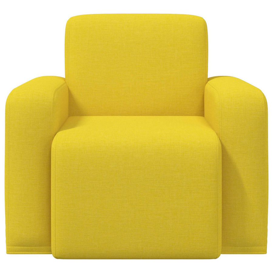 Fauteuil Lichtgeel Stof