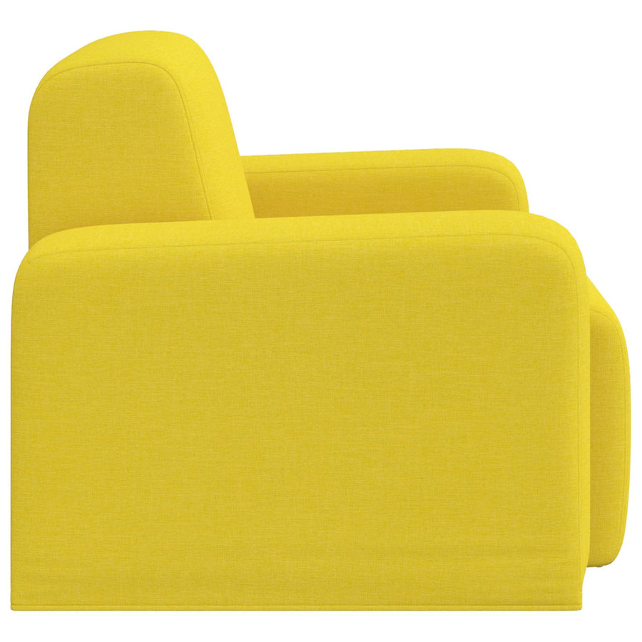 Fauteuil Lichtgeel Stof