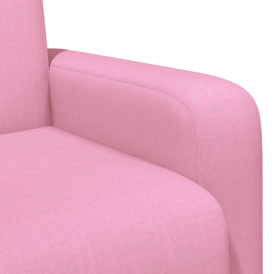 Fauteuil Roze Stof