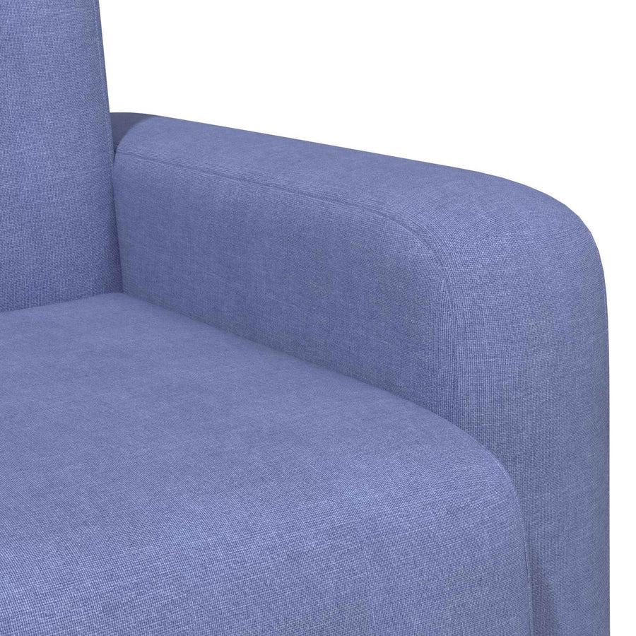 Fauteuil Jeans Blauw Stof