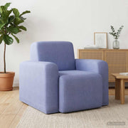 Fauteuil jeans blauw 88x90x77 cm