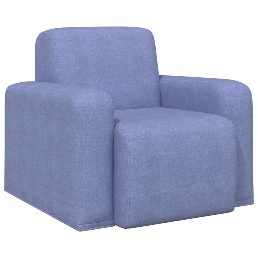 Fauteuil Jeans Blauw Stof
