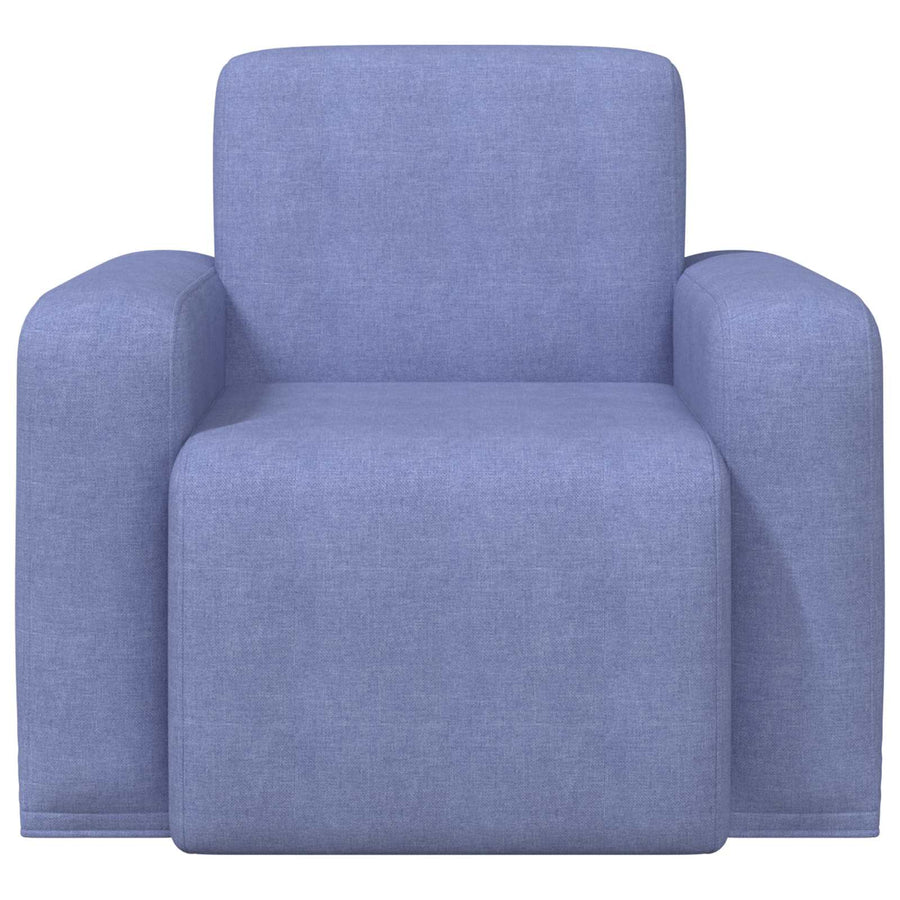 Fauteuil Jeans Blauw Stof