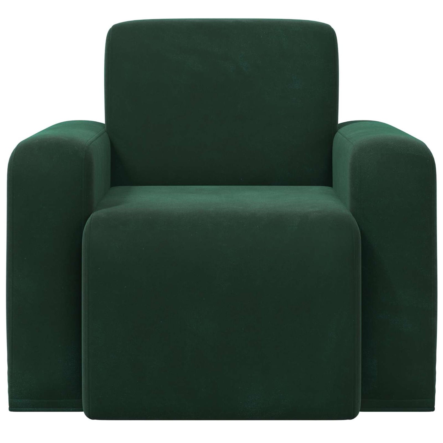 Fauteuil Donkergroen fluweel