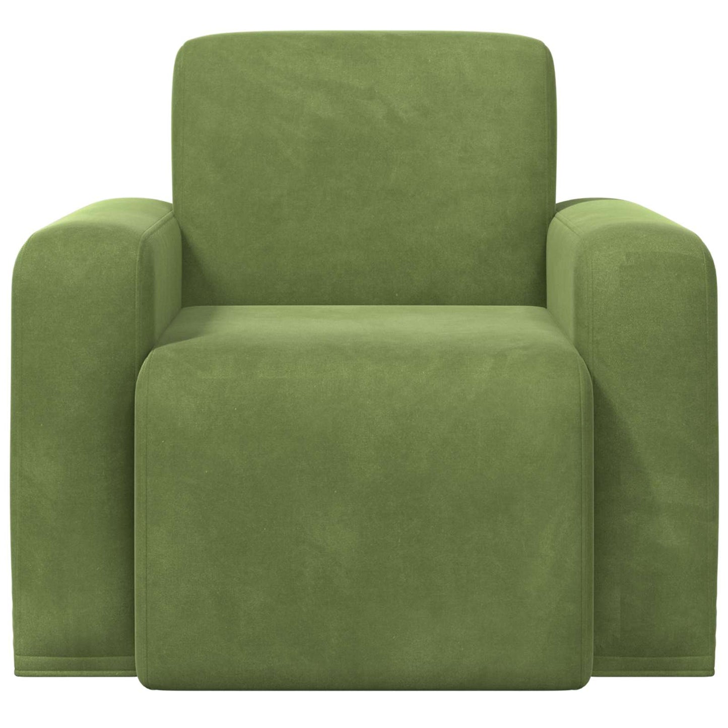 Fauteuil Lichtgroen fluweel