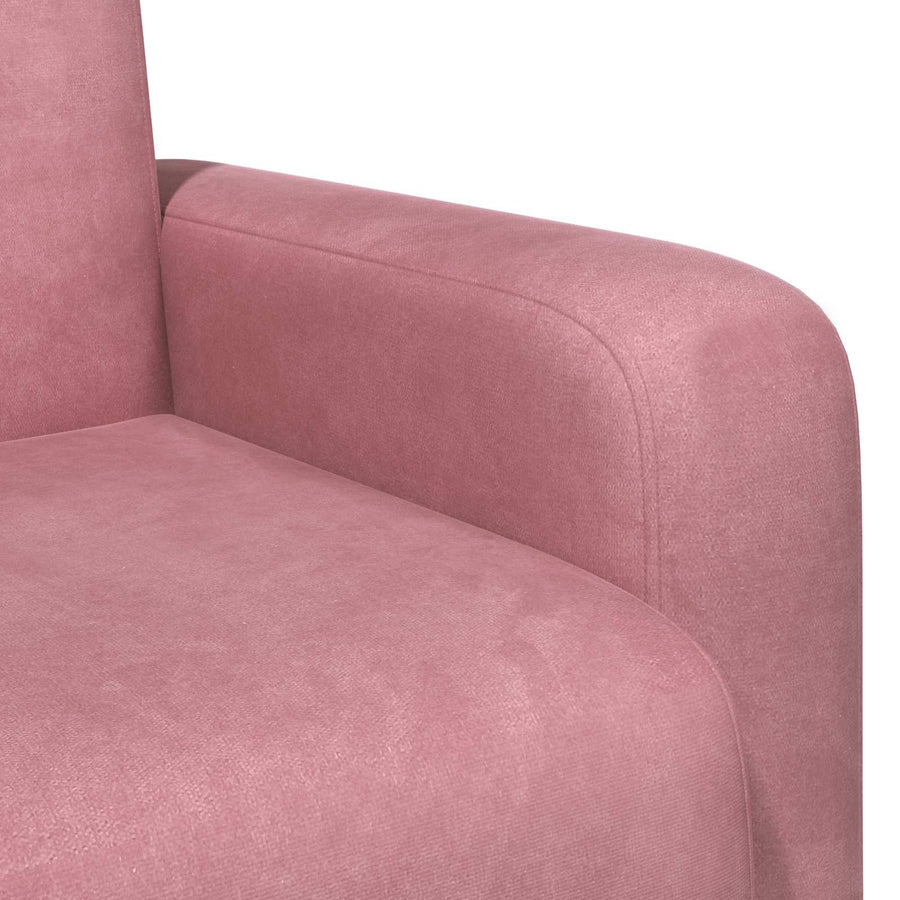 Fauteuil Roze fluweel