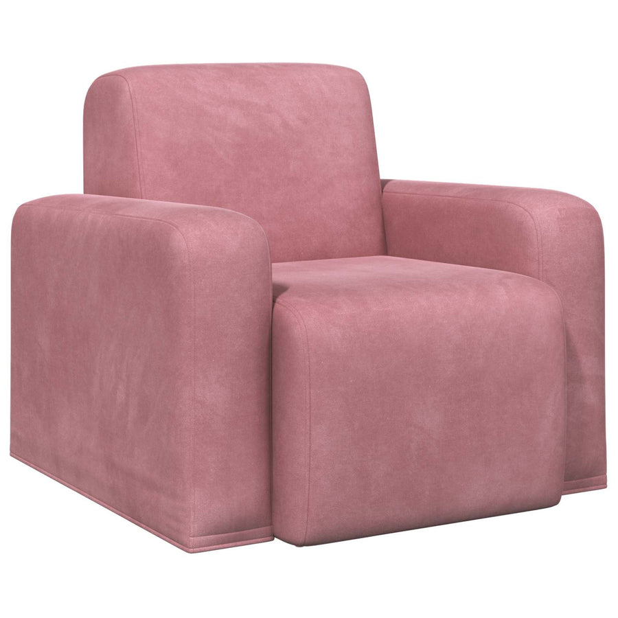 Fauteuil Roze fluweel