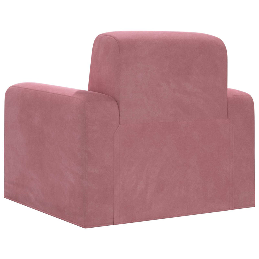 Fauteuil Roze fluweel