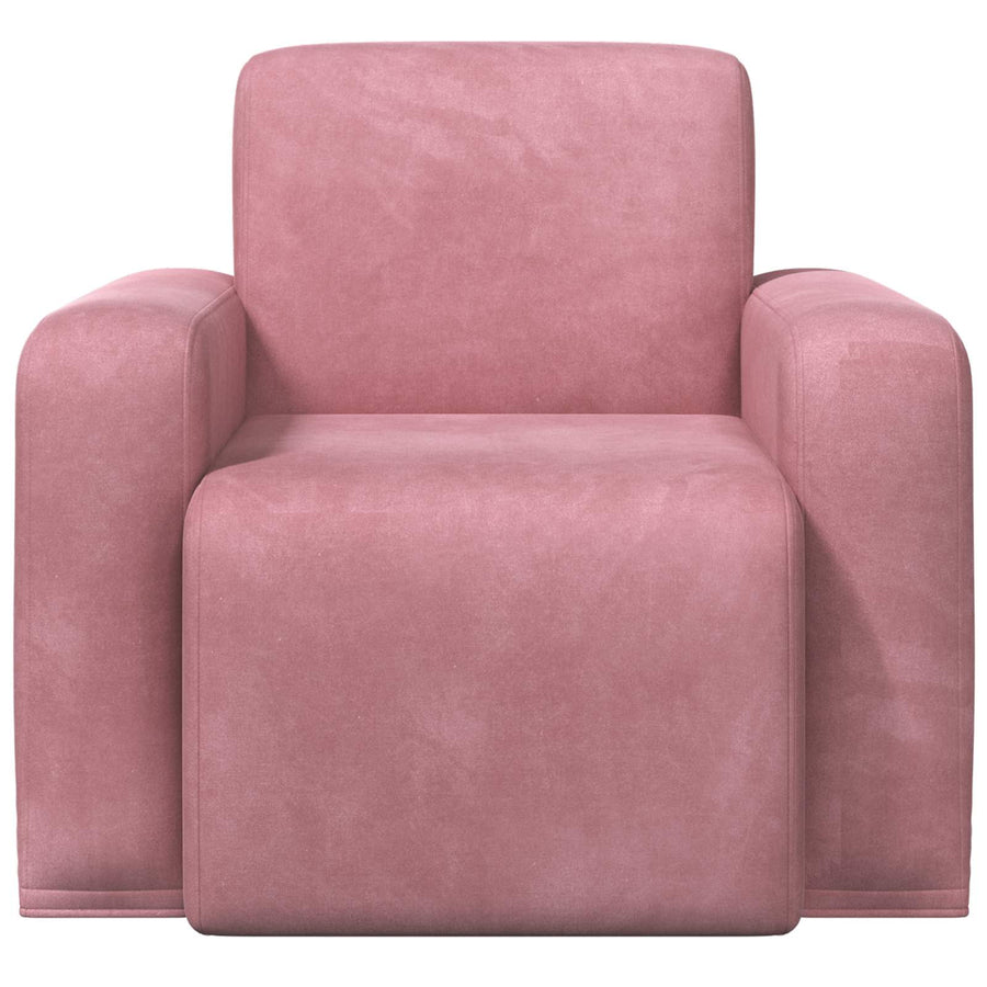 Fauteuil Roze fluweel