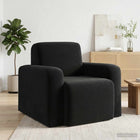 Fauteuil Zwart fluweel