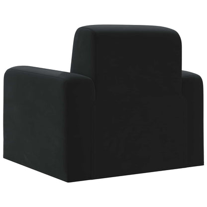 Fauteuil Zwart fluweel