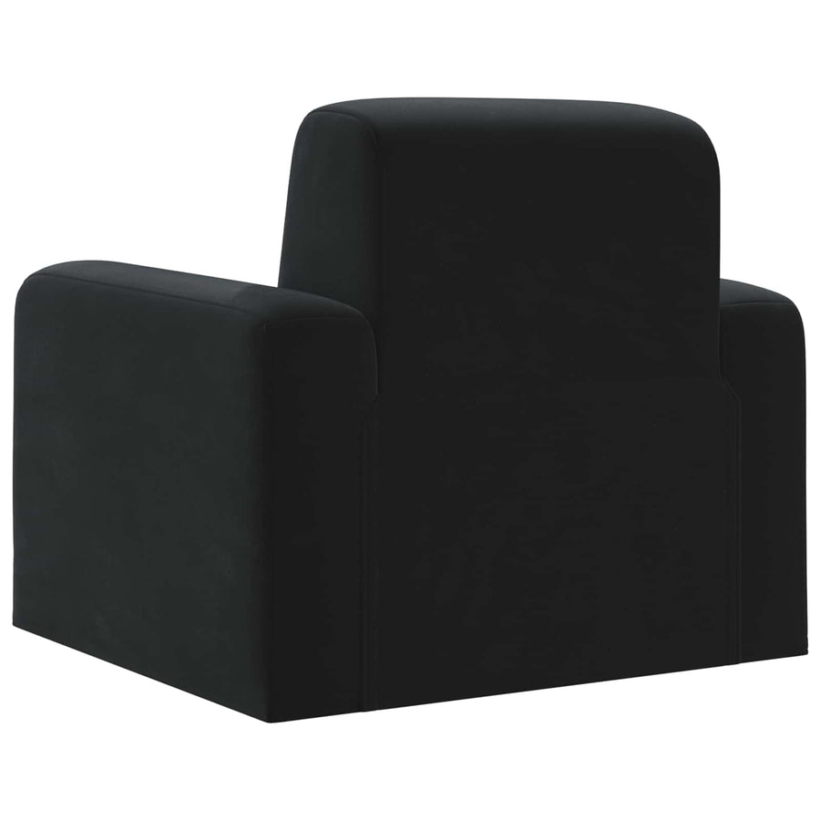 Fauteuil Zwart fluweel