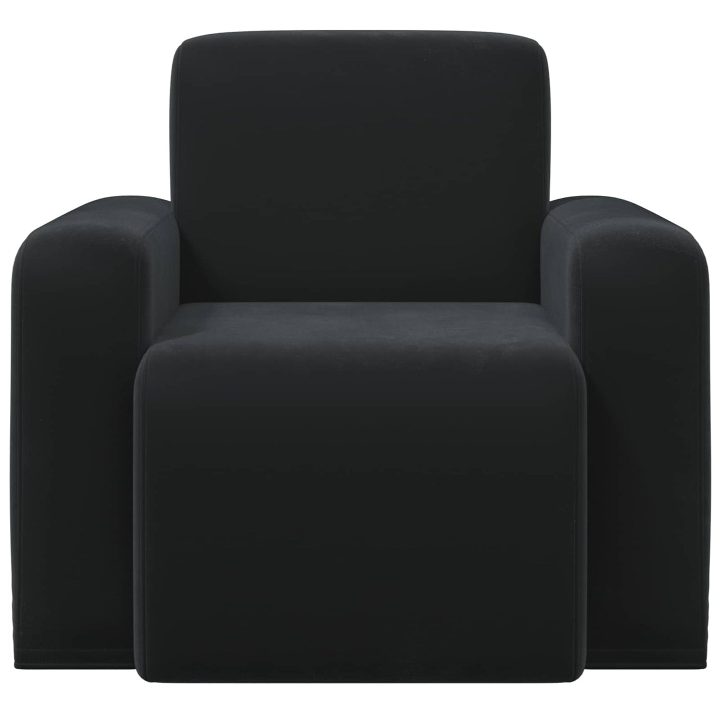 Fauteuil Zwart fluweel