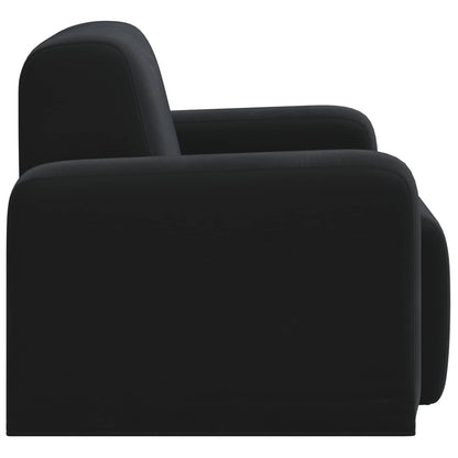 Fauteuil Zwart fluweel